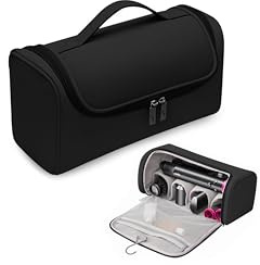 Linpr Reise-Aufbewahrungstasche für Dyson Haartrockner, Reisetasche mit Haken, Lockenwickler und Zubehör-Organizer, große Kapazität, tragbare Tragetasche, Aufbewahrungstasche für Damen
