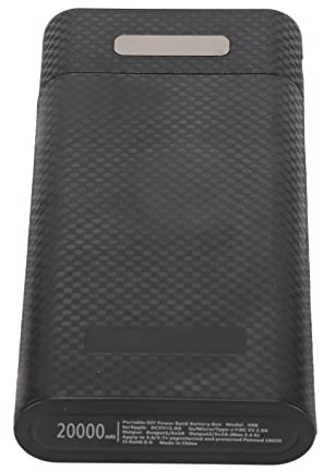 8X18650 Power Bank Fai da Te 8X18650 Custodia Power Bank Fai da Te in Abs 8X18650 Power Bank Fai da Te 2 Uscite USB 10 W Custodia con Scatola di Ricarica Rapida con Display LCD e