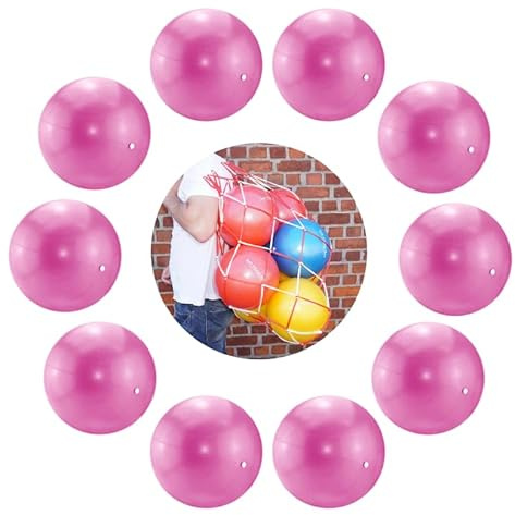 ATC Handels GmbH Soft Pilates & Yoga Ball Sets inklusive Ballnetz für Fitness, Entspannung und Spaß