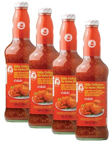 Cock Salsa De Chile Dulce 800 g (Paquete de 4)