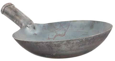 Toyvian Louche à Eau en Fer Solide pour Jardinage, Écope Longue Épaissie 20 Cm, Pelle à Eau De Jardin Multifonction pour Nettoyage, Usage Extérieur Agriculture Et Arrosage