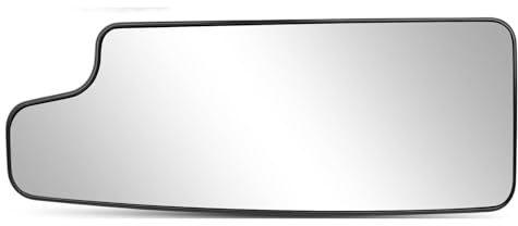 Car Außenspiegel Glas Für Chevrolet Für Silverado 1500 LHD Linker/Rechter Tür-Rückspiegel Anhängerspiegel Unten Klein Glas Konvex Beheizt Spiegelglas Ersatz(Low Left no Heat)