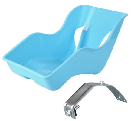 Zani Puff Doll Bicycle Seat Carrier for Kids - Blue Bike Attachment Accessory Fits Standard Dolls & Stuffed Animals