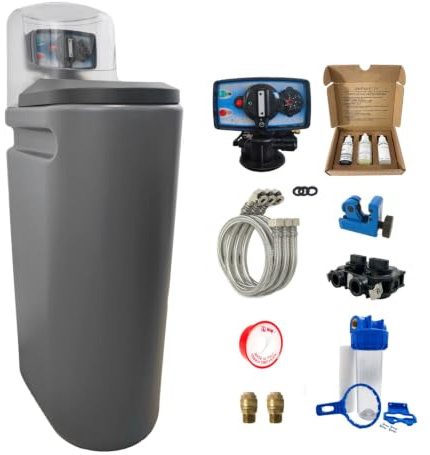 Adoucisseur Eau 25L Fleck 5600 MC Mécanique Chronométrique Complet Avec Accessoires Fabriqué En France