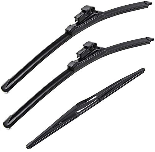MIKKUPPA 21+21+14 Windshield Wipers - Replacement for 1999-2004 Land Rover Discovery 2 - All Season Front Wiper Blades with Rear, Pack of 3