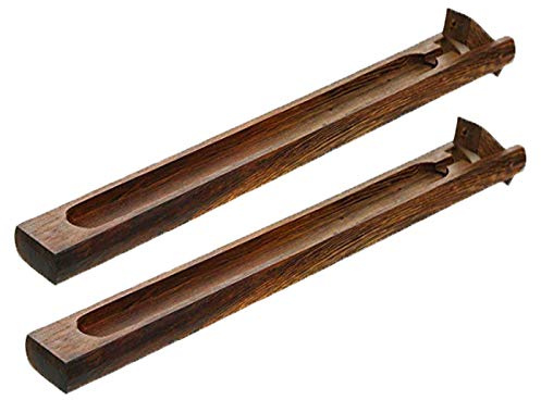 2 Pièces Porte-Encens En Bois De Bambou, Porte-Encens, Brun, Cadre En Bois d'Aile de Poulet, Bâtons d'Encens En Bois d'Encens, Peuvent Être Utilisés Pour Les Anniversaires, Les Fêtes