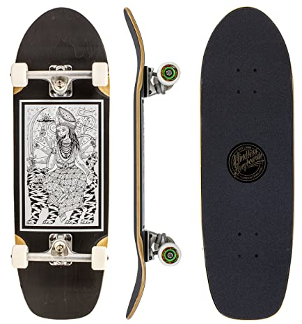 Mindless Longboards Tiger Schwert Longboard, schwarz (schwarz), 9 x 30