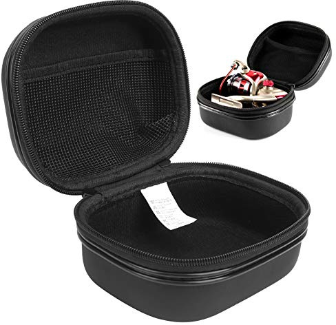 OUKENS Bolsa de Carrete de Pesca EVA Portátil, 15x12,5x9,5 cm Protector de Rueda de Pescado con Almacenamiento para Carretes Giratorios