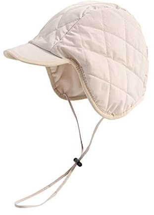 CLAPE Basecap Herren mit Herunterklappbaren Ohrwärmern Waterproof Winter Baseball Cap Lightweight Outdoor Kappen Einstellbar Winddicht Trappermütze