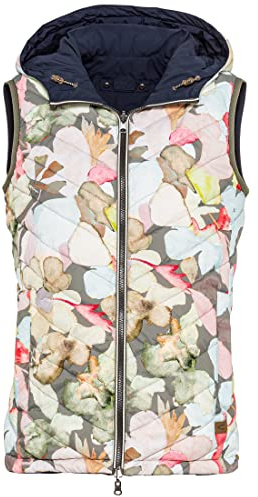 camel active Damen Wendeweste mit Kapuze Dunkelblau, womenswear-36