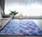 LYKEJI Alfombras Alfombra de decoración de Dormitorio Alfombras esponjosas Alfombras peludas Alfombras largas y Suaves para Sala de Estar Alfombras (80X160CM, Azul fantasía)