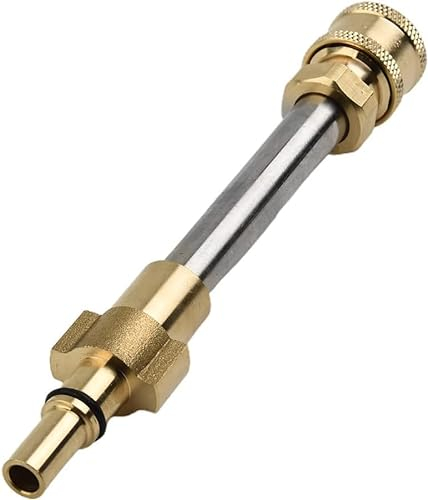 YUET Adattatore per idropulitrice, per Bosch AQT Black & Decker a 1/4 '' Quick Connect, Accessori per idropulitrice Lancia di prolunga Spary Wand Coppia, Adattatore per lancia in schiuma di neve