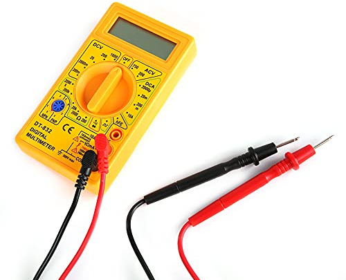 Multimetro Digitale DT832, Multimetro, Tester Elettrico Multimetro Digitale Multi Tester Portatili Tester di Resistenza Corrente e Tensione Tascabile Strumento di Test del