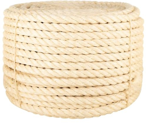 vidaXL Seil 100% Sisal 20 mm 25 m
