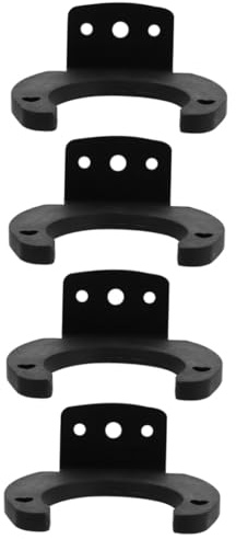 SUPVOX 4pcs Wall Mount Microphone Hook Stand for Home Mic Holder Clip Microphone Design for Wireless Use in Studio