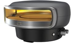Everdure KILN Four à pizza, 2 brûleurs, 9,2 kW, rotatif à 360°, pierre à pizza, couleur : anthracite
