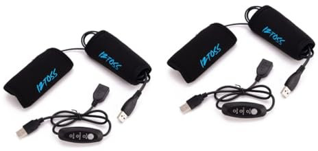 SOLUSTRE 2stücke Usb Beheizte Griffe Für Motorräder Mit Temperaturregelung Abnehmbare Handwärmer Für Schnelle Erwärmung Sekunden Einfache Installation Für Wintertage