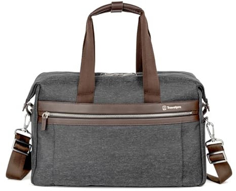 Travelpro Platinum Elite Handgepäcktasche für unterwegs, weiche Untersitz-Tragetasche, Vintage Grau, Einheitsgröße, Platinum Elite Handgepäcktasche für unterwegs, weiche Untersitz-Tragetasche