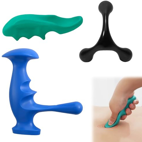 3 Stück Triggerpunkt Drücker,Triggerpunkte,Triggerpunkt Massagegerät,Massage Zubehör,Triggerpunkt,MassageTool,Für Faszien,Schmerzen,Für Rücken,Nacken,Arme Und Beine