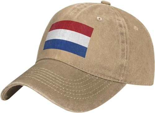 Baseballkappen Flagge Der Niederlande Baseballmütze Klassische Kappen Hochwertiges Baseballcap Für Wandern Reisen Golf