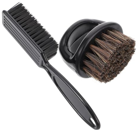 Gatuida Bartbürsten Satz für Herren mit Nylon und Schweineborsten Kunststoffmaterial Komfortables Styling und Saubere Kopfhaut für Friseure und Barber's Toolkit