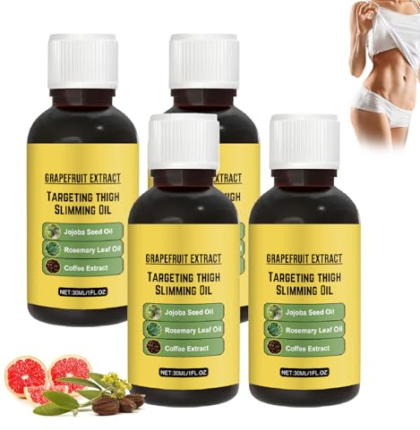 Olio di fora per tonificare la coscia, olio da massaggio idratante con jojoba e rosmarino, oli nutrienti quotidianamente per migliorare i contorni del corpo, per cosce, addome, braccia (4)