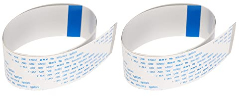 Xiuganpo Flexibles Flaches Druckerkabel, Schnelle Übertragung, Hochglattes FFC-Flachbandkabel für XP600, Leichte Kleine Daten für Drucker, 2 Stück (120cm)