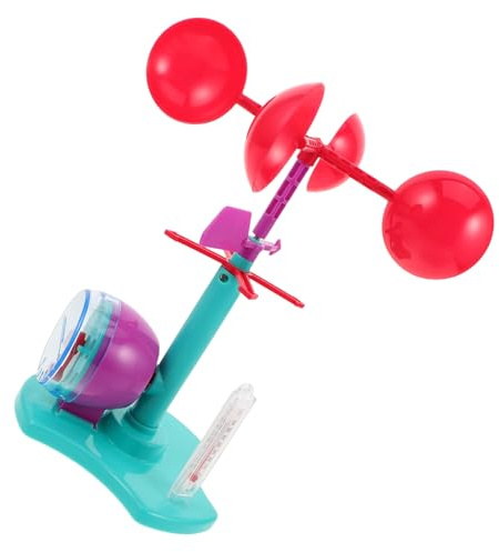 DECHOUS Science Experiment Kit Wind Vane and Anemometer STEM Educational for Weather and Physics Learning, Outdoor Wind Speed Meter and Direction Measuring Instrument for