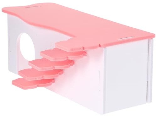BESPORTBLE Hamsterversteck aus PVC mit Leiterhaus für Kleine Haustiere und Meerschweinchen Sicheres Spiel und Ruhehaus für Ganzjährigen Gebrauch im Freien