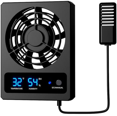 Reptile – Intelligent Terrarium Ventilation Fläkt med LED Display Low