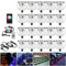 20er WIFI RGB LED Bodeneinbauleuchten terrassenbeleuchtung Arbeitet mit Alexa, Google Home,DC12V Ø31mm IP67 Wasserdicht LED Einbaustrahler Terrassen Full Kit