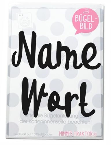 Bügelbild Name Wunschname Wunschtext, handwriting handlettering Flockfolie Aufbügler Applikationen Bügelsticker für Stoffe Textilien Kinder zum Aufbügeln Flicken