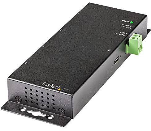 StarTech Hub USB-C 4 Puertos 10Gbps, 2x USB-C 2x USB-A (HB31C2A2CME) | Concentrador USB-C industrial con protección ESD, Carcasa metálica robusta