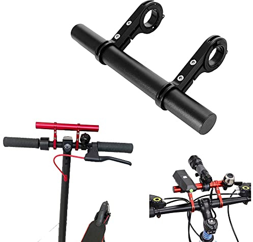 Fututech Support d'Extension pour Scooter Electrique Vélo VTT Guidon pour Xiaomi M365 Pro Pro2 1S Poignée pour Segway Ninebot Max G30 E22 E25 Accessoires Pièce de Rechange (Noir)