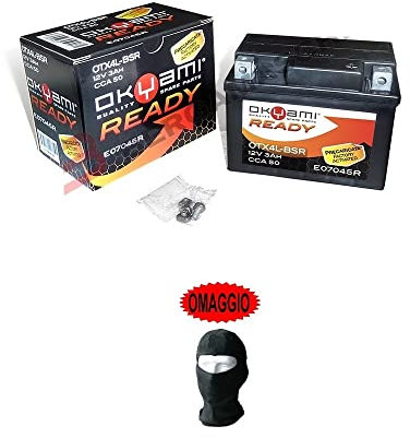Compatible avec Husqvarna FS 4T 450 2015-2015 Batterie Tracteur Tondeuse Autoportée OKYAMI OTX4L-BSR déjà préchargée scellée hermétique batteries actives 12 V 3 Ah ampères 114 x 71 x 86 mm spécifique
