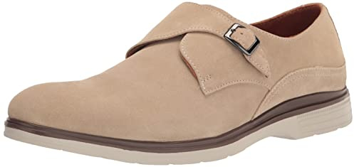 Stacy Adams Men's Taylen Monk-Strap Loafer, Sandstone, 8.5