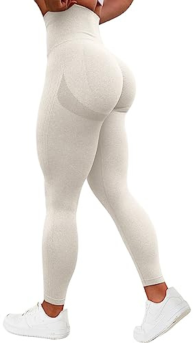TAYOEA Scrunch Butt Leggings Damen Sport Leggings Push up Legging Fitnesshose Sporthosen Blickdicht Nahtlos Hohe Taille Übung Fitness Joggen Samd,L