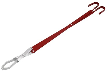 Grillkohlezange - Feuerholzzange, Robuste Metallzange zum Grillen und Braten,Holzkohlezange, robuste Metallzange für Küche, Outdoor, Camping, Feuerstellen