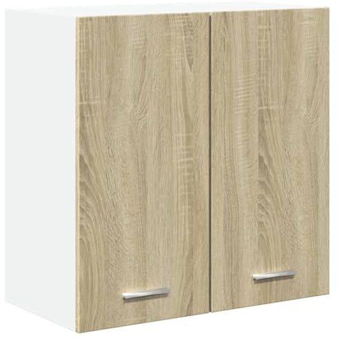 Toshilian Meuble Haut de Cuisine, Armoire de Cuisine Murale élément Haut Armoire Suspendue Chêne Sonoma 60x31x60 cm Aggloméré