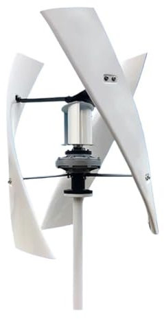 Turbina aerogeneradora de eje Vertical de 5KW, 24V, 48V, bajo nivel de ruido, arranque bajo, electrodoméstico de velocidad del viento for salida de fuera de la red Baja velocidad inicial para el hogar