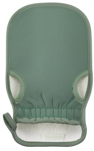 Peeling-Duschhandschuhe mit Daumenloch – Körperschrubber zur Entfernung abgestorbener Haut, Keratosis Pilaris und Selbstbräuner