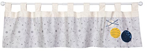 Trend Lab Galaxy Fenster Querbehang, grau/cremefarben
