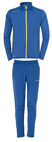 Uhlsport Essentiell klassisk kostym för barn, azurblå/citrongul, 104