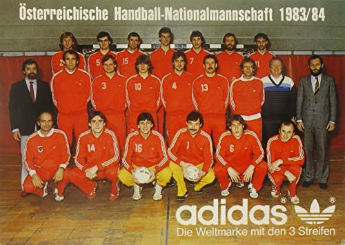 AK Mannschaftskarte Österreichische Handball-Nationalmannschaft 1983/84 (Handball)