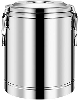 304 olla de acero inoxidable de aislamiento barril, almacenamiento elaboración de la cerveza de barril, de gran capacidad Pot utiliza para comercial / doméstico utilizados para varias estufas,15L