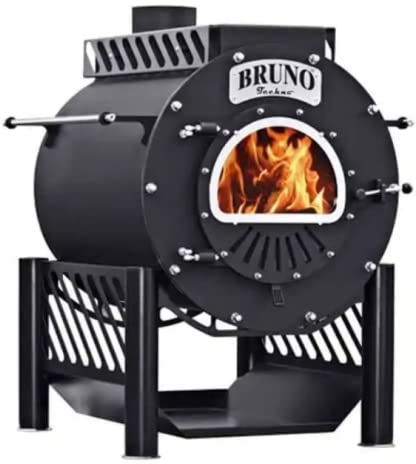 Werkstattofen Bruno® Techno | mit Kochplatte und Ständer | 15 kW