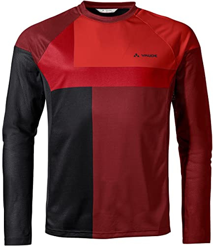 VAUDE Men's Moab LS T-Shirt VI, Langarm-Shirt, Glowing red, M
