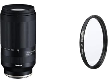 Tamron 70-300mm A047SF F/4.5-6.3 Di III RXD - Objektiv für Sony E-Mount & Amazon Basics UV-Sperrfilter - 67mm
