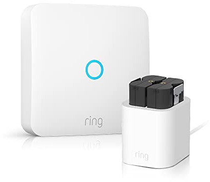 Ring Intercom, batería recargable extra y estación de carga Amazon | Mejora tu interfono con apertura en remoto y verificación automática; instalación propia (requiere interfono compatible)