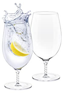 Wilmax - Juego de 2 vasos de cerveza hechos a mano, 420 ml, vasos para beber, vasos de agua, vasos de cerveza, aptos para lavavajillas, vasos de cerveza blanca, vasos de cerveza artesanal, copas de